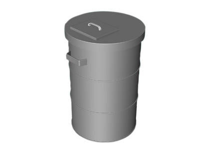 Shielded Decay Drum
