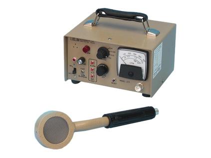 Alarm Ratemeter with Pancake GM Probe and Foot Monitor