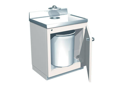Lead-Lined Waste Cabinet