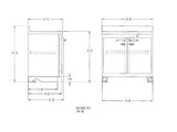 Lead-Lined Preparation Enclosure Base Cabinet