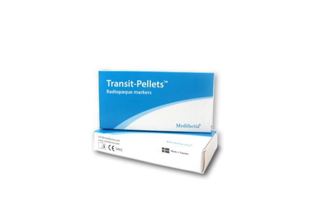 Transit-Pellets Radiopaque Markers