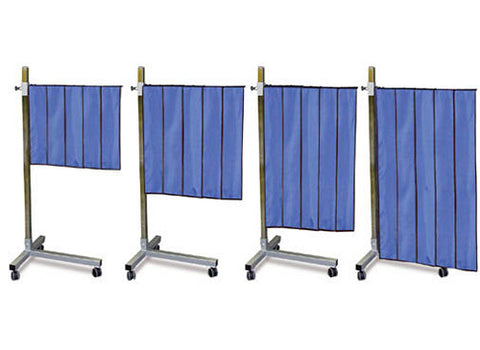 Pleated Panel Mobile Shield