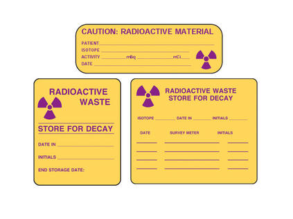 Radioactive Warning Labels